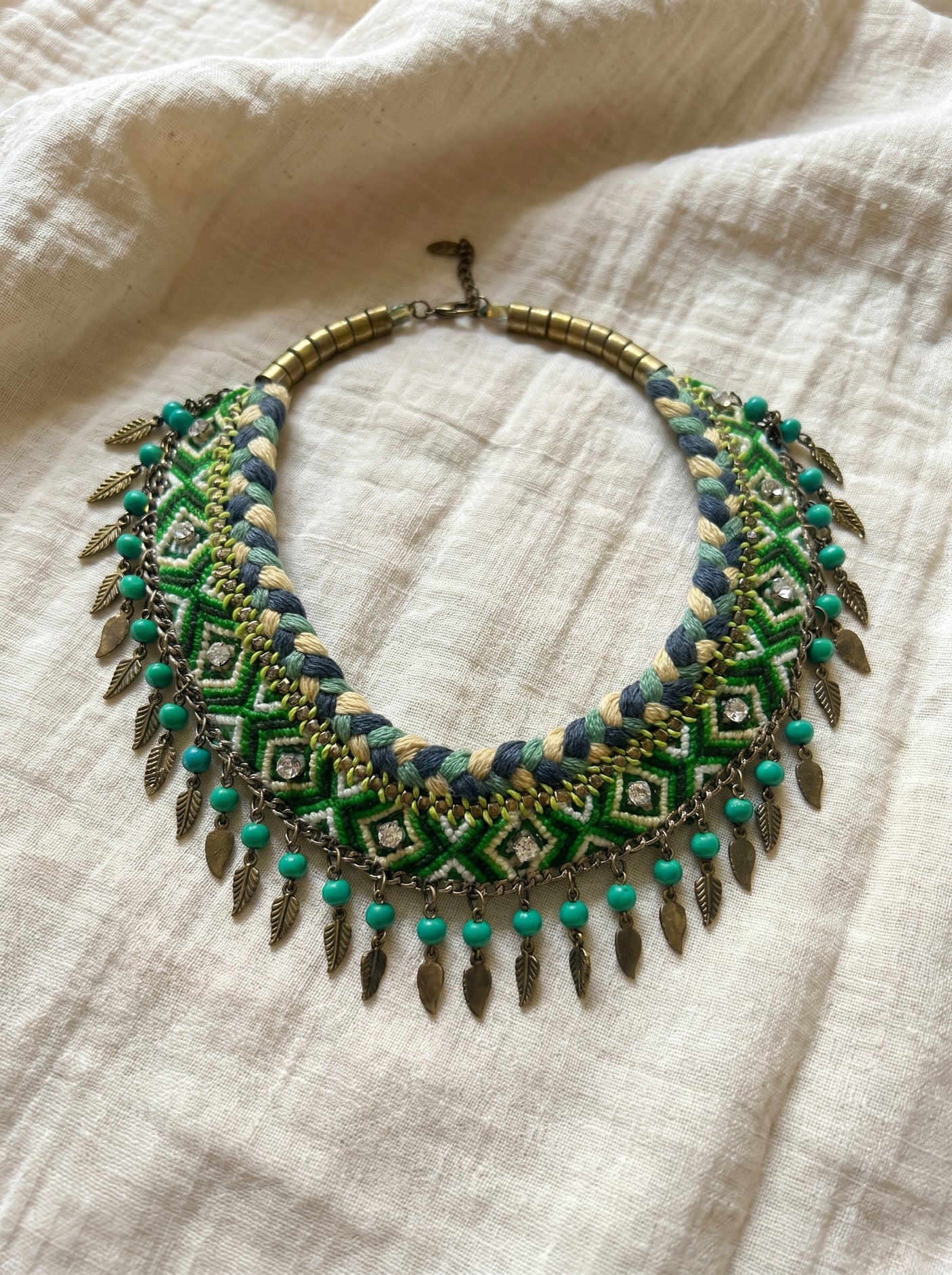 Tribal Braided Handmade Choker Necklace