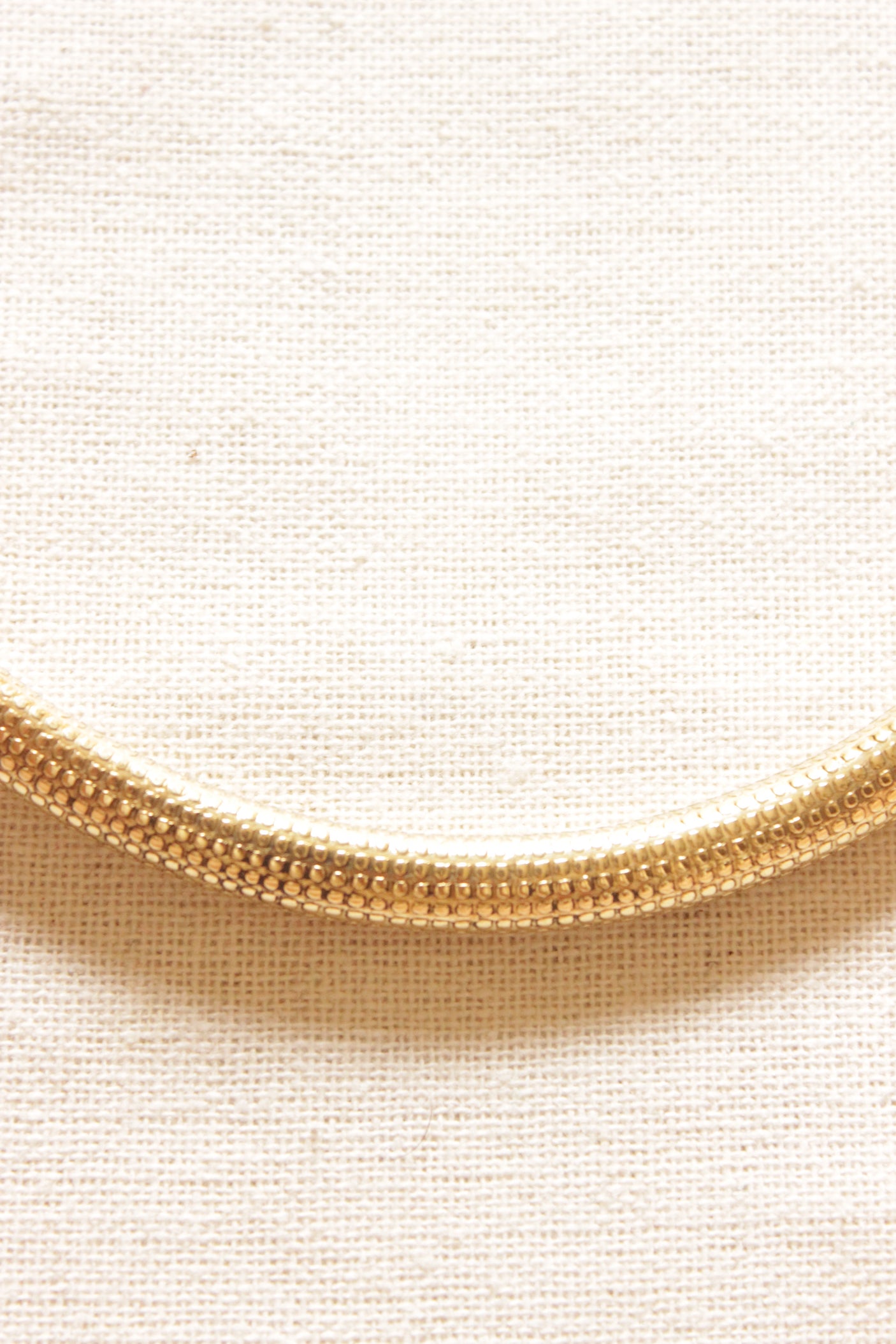 Matt Gold Finish Hasli Style Brass Choker Necklace