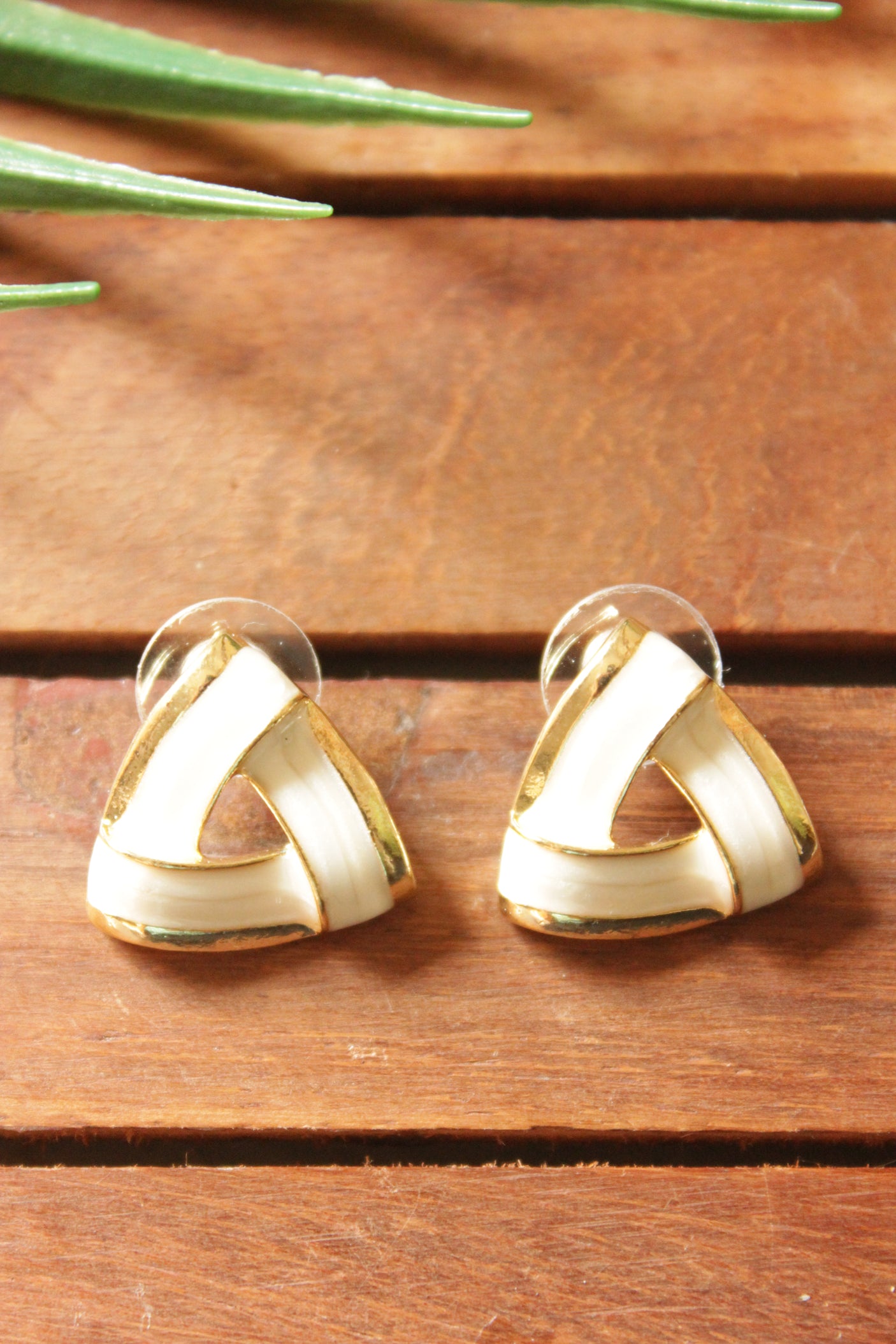 Anti Tarnish Geometrical Shape Stud Earrings