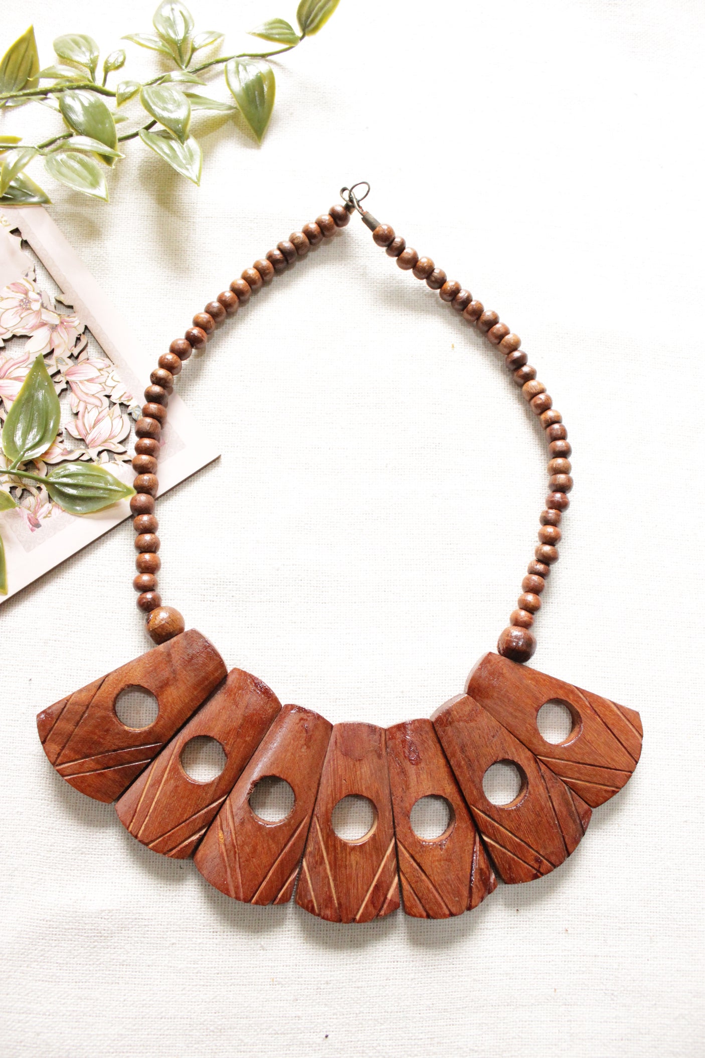 Wooden Handmade Choker Necklace