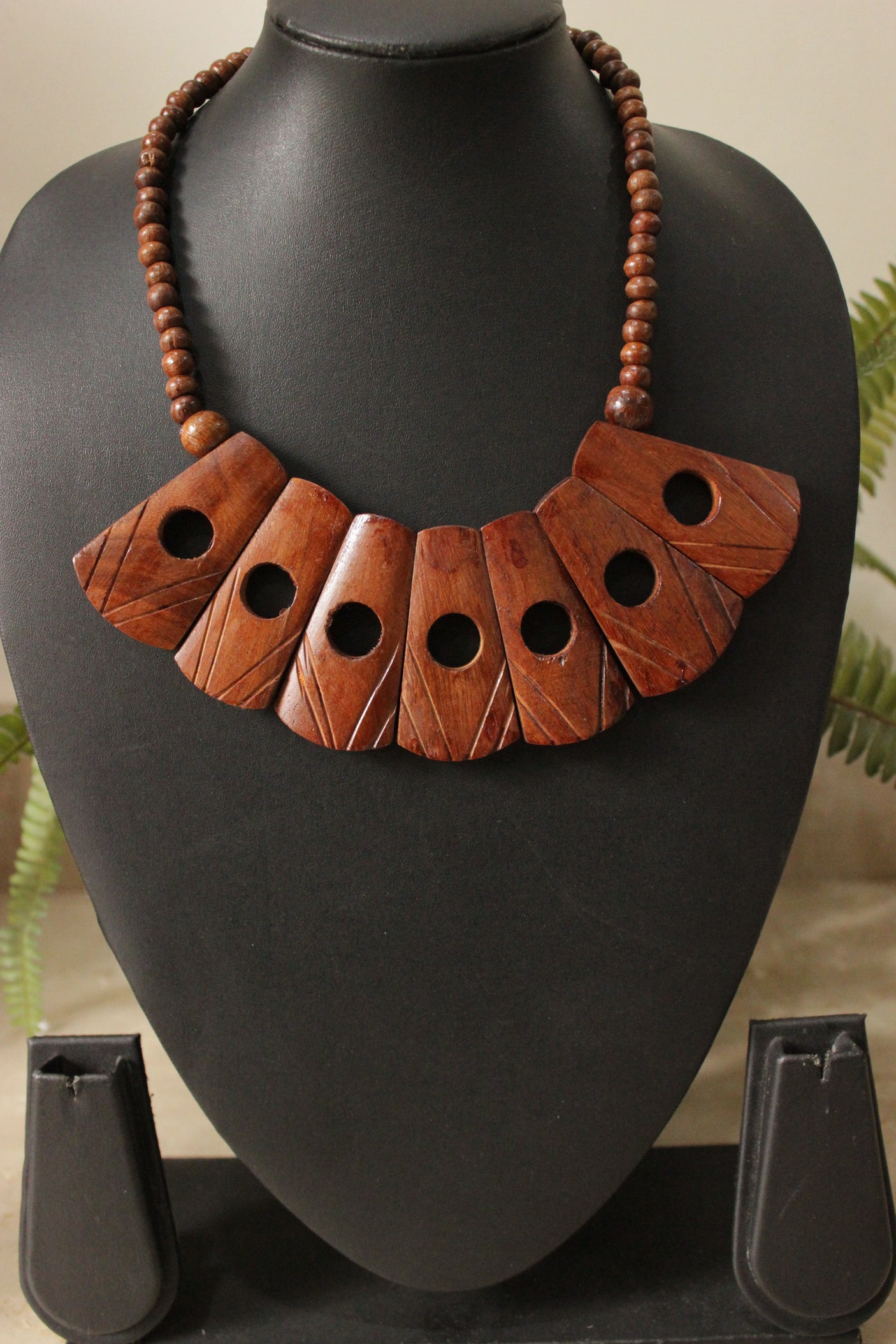 Wooden Handmade Choker Necklace