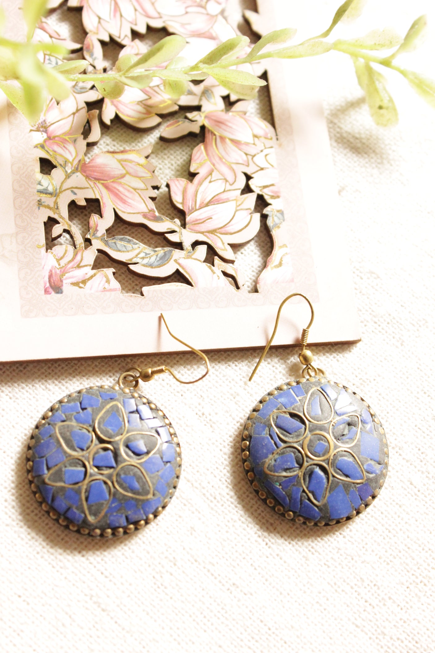 Purple Beads Multi-Layer Hand Braided Necklace Set with Tibetan Pendant