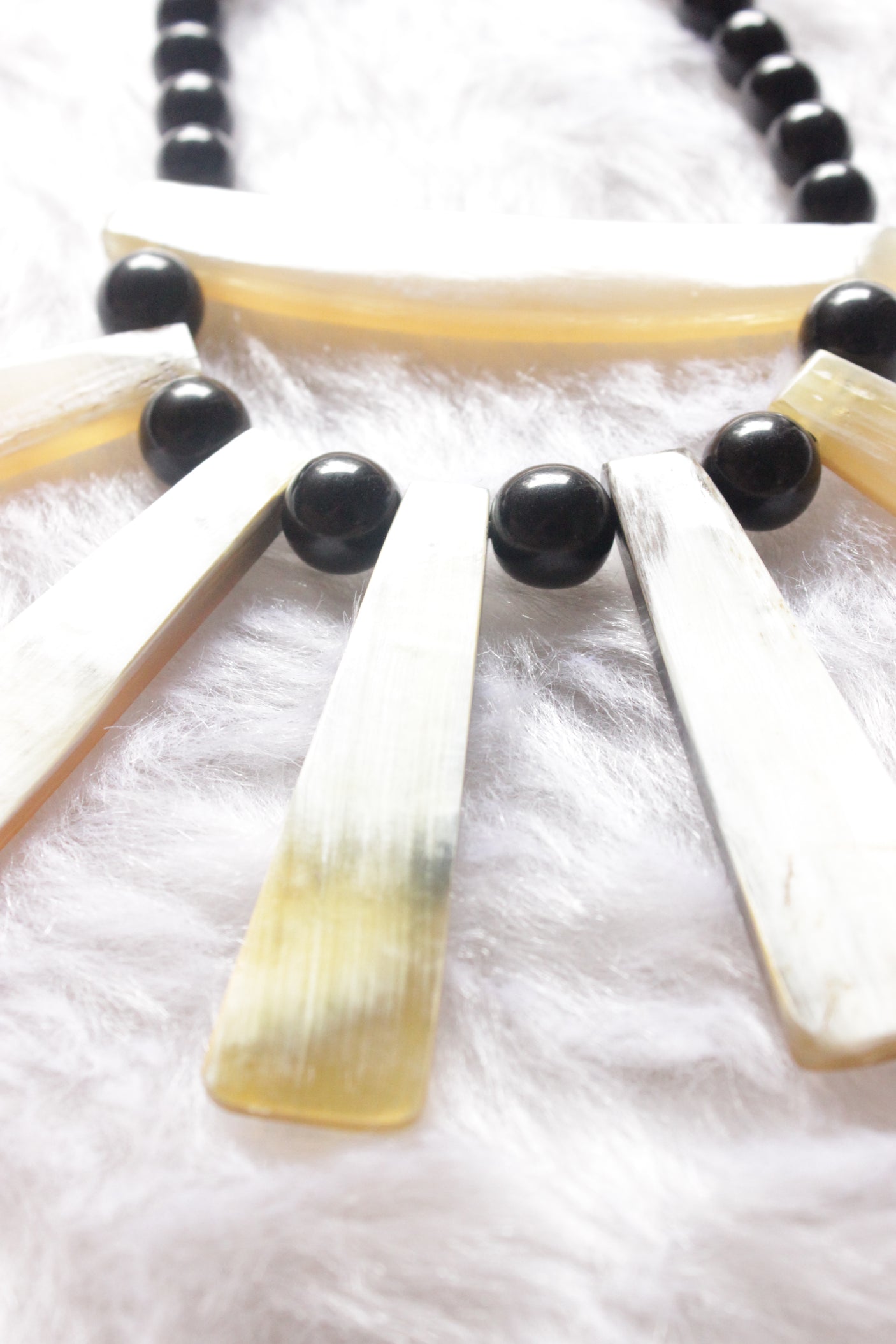 Acrylic Beads Sun Dial Necklace