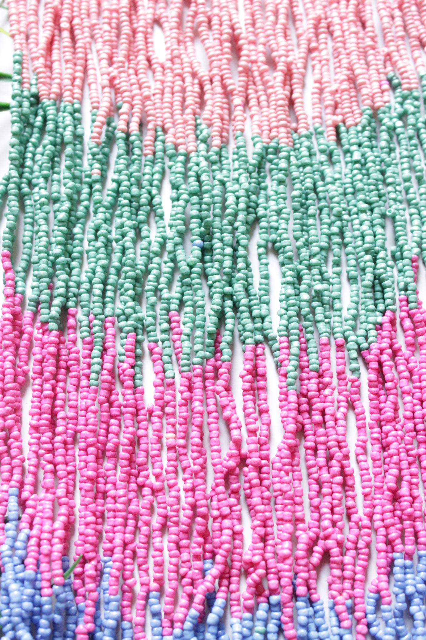 Multi-Color Beads Elaborate Boho Choker Collar Necklace