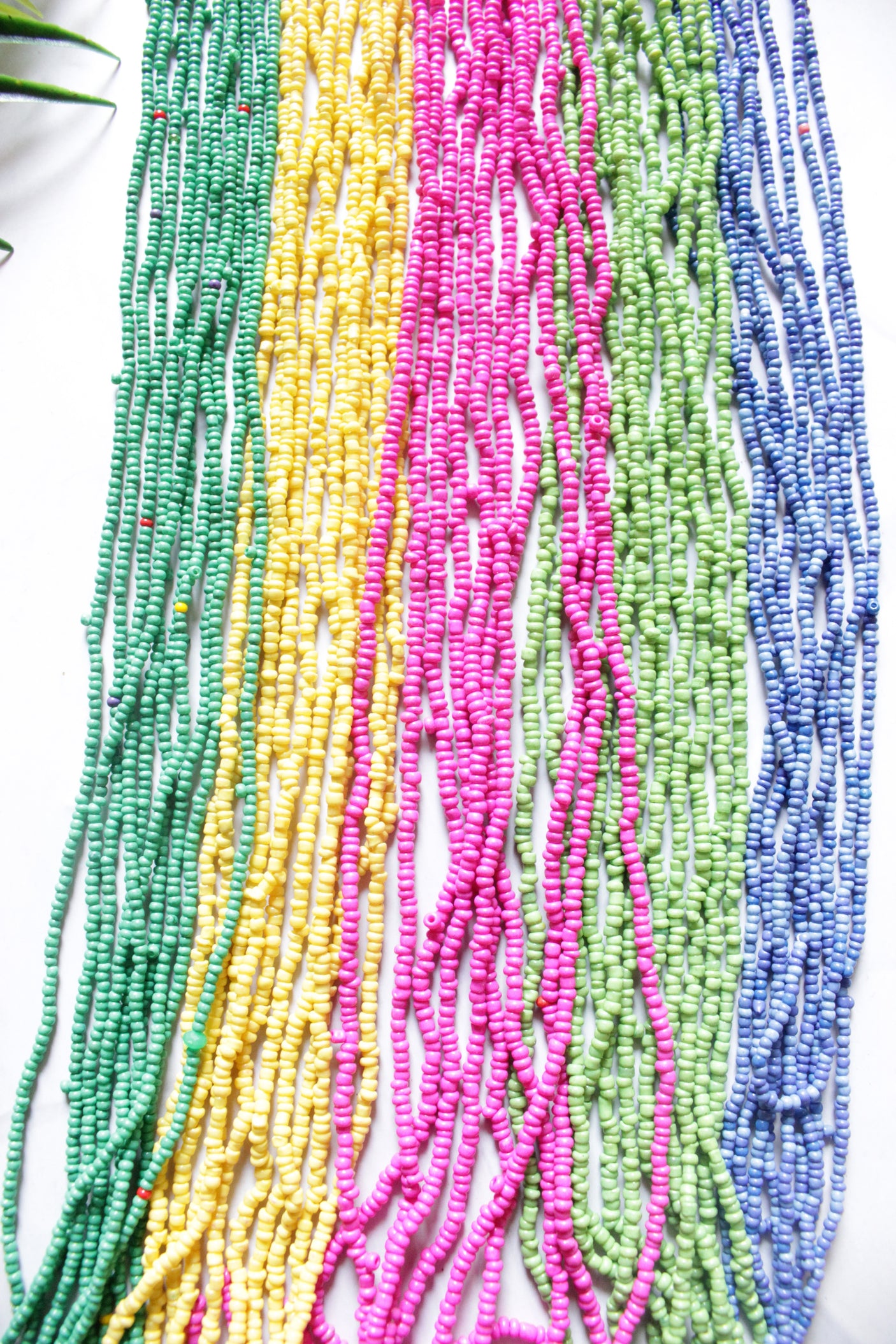 Multi-Color Beads Elaborate Boho Choker Collar Necklace
