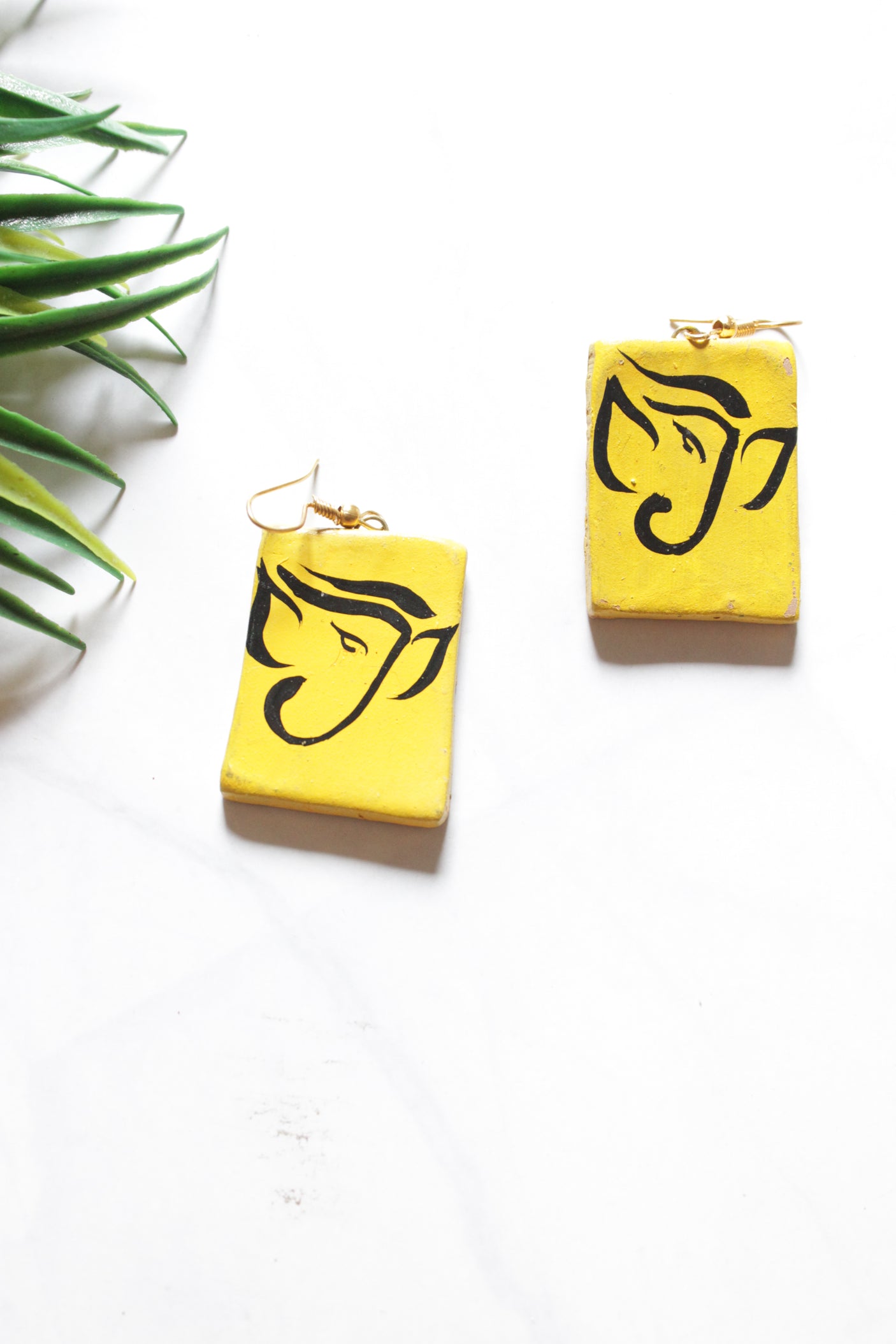 Ganesha Hand Painted Wooden Necklace Set