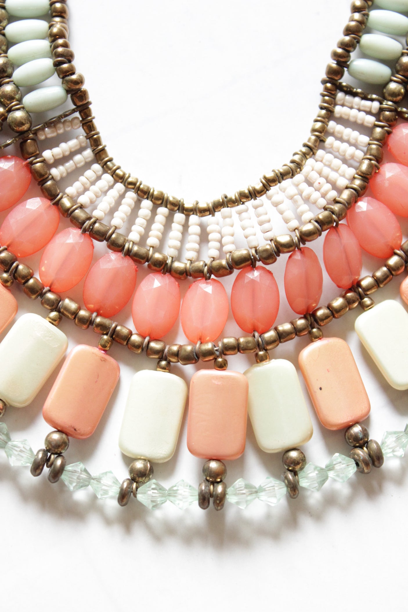 Elegant beads Handmade Statement Necklace