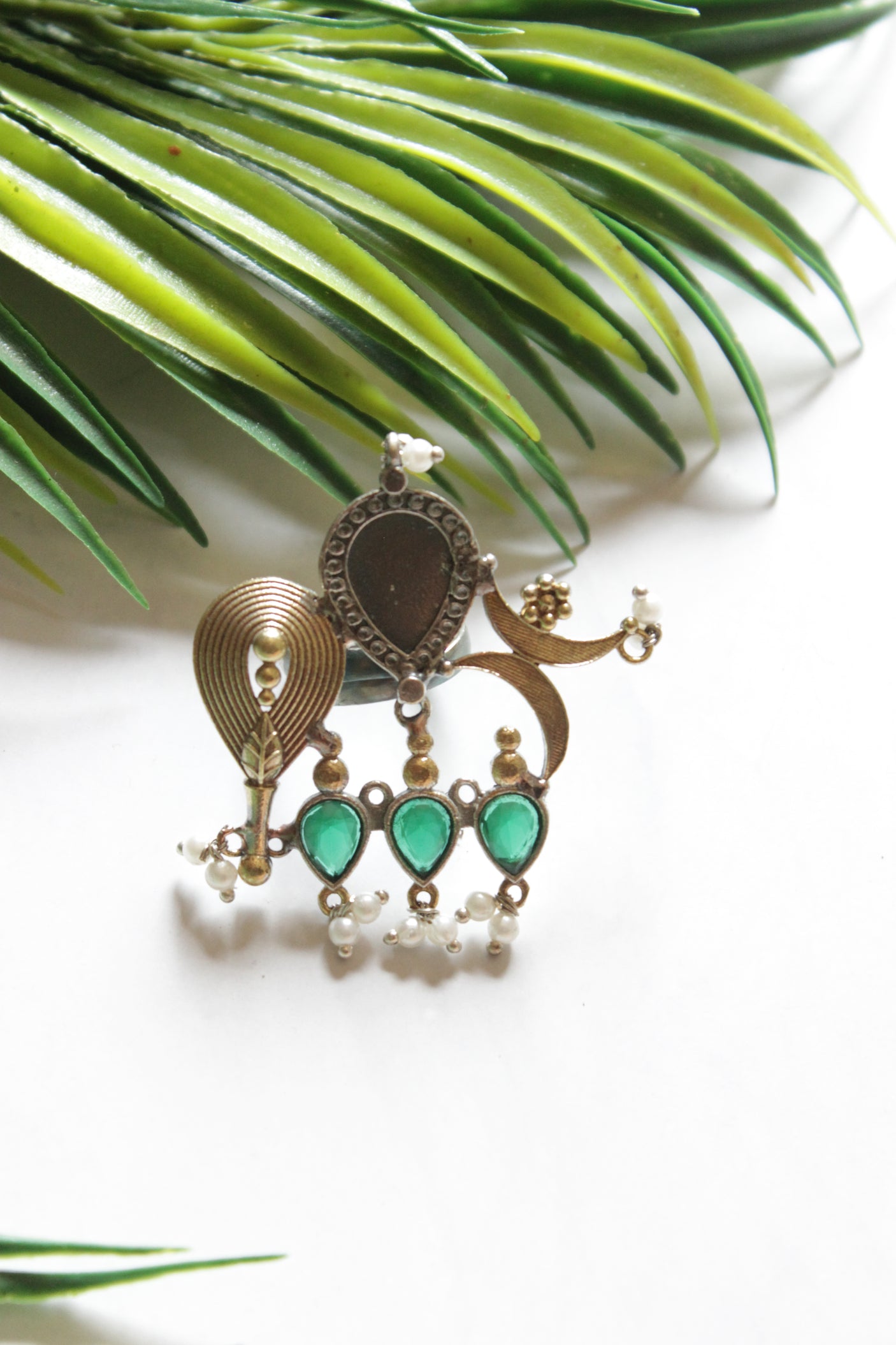 Dual Tone Statement Cocktail Ring