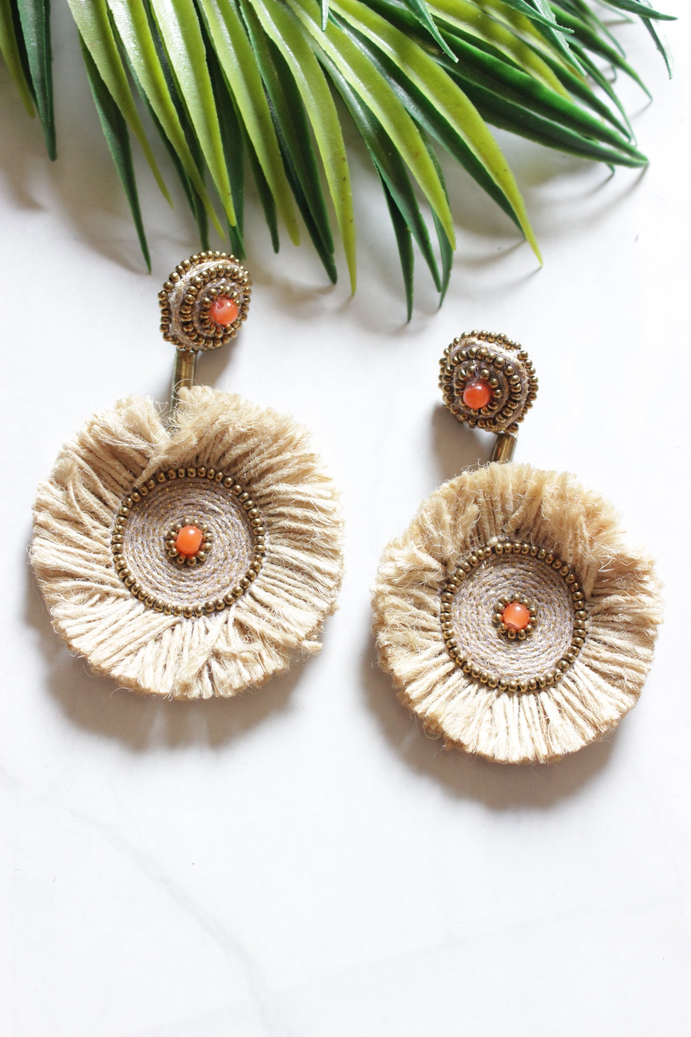 Handmade Jute Earrings