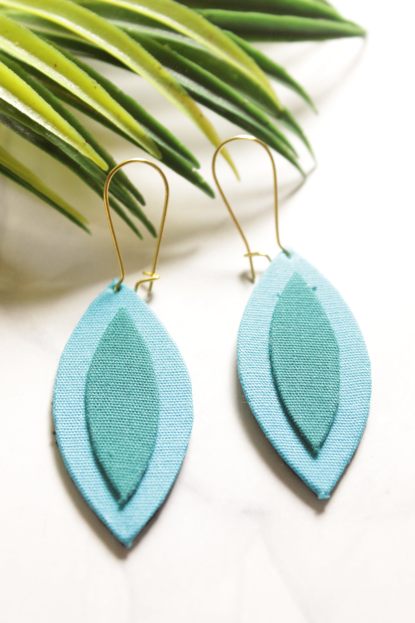 Owl Pendant Handmade Fabric Necklace Set