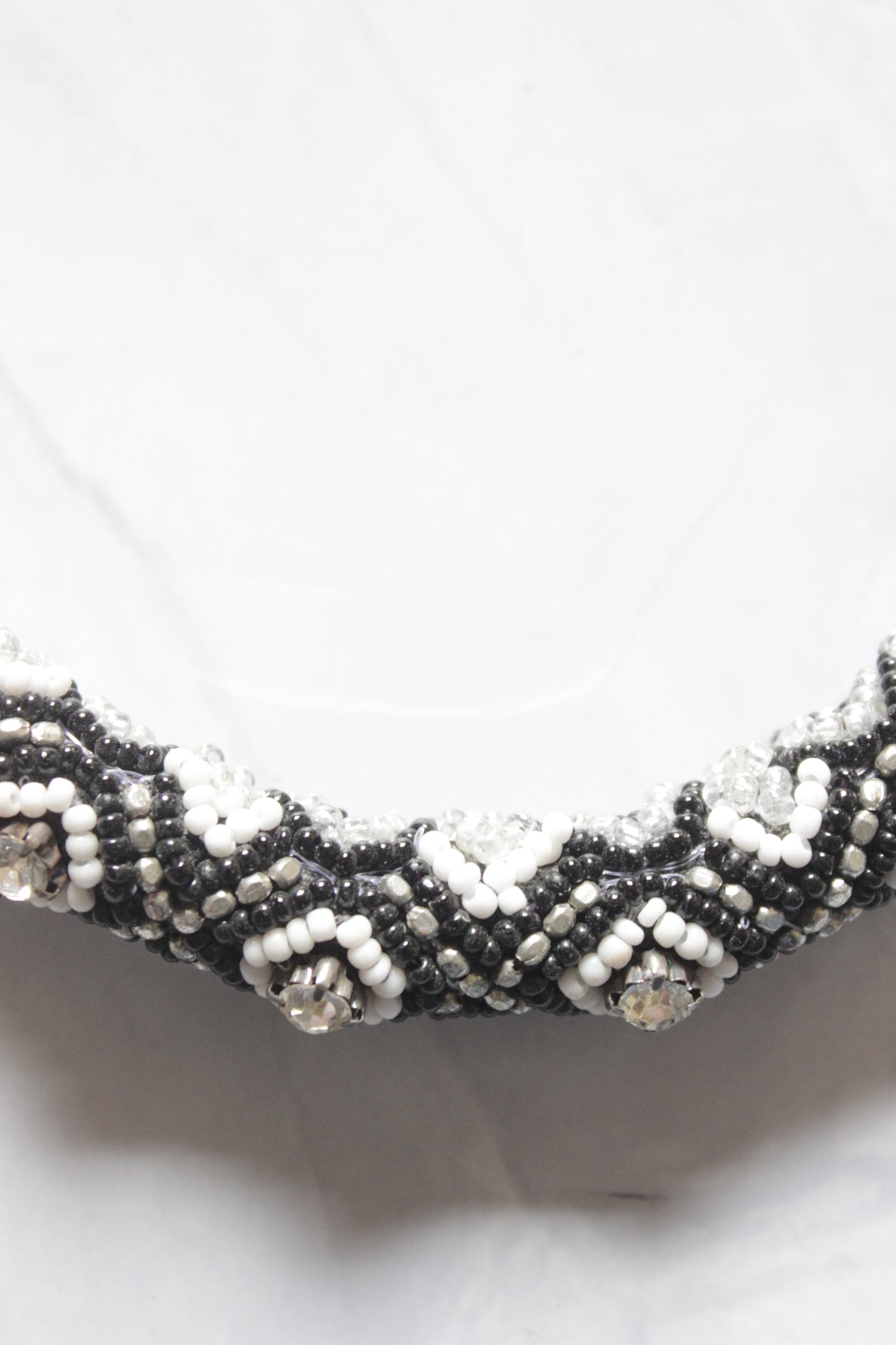 Monochrome Beads Necklace