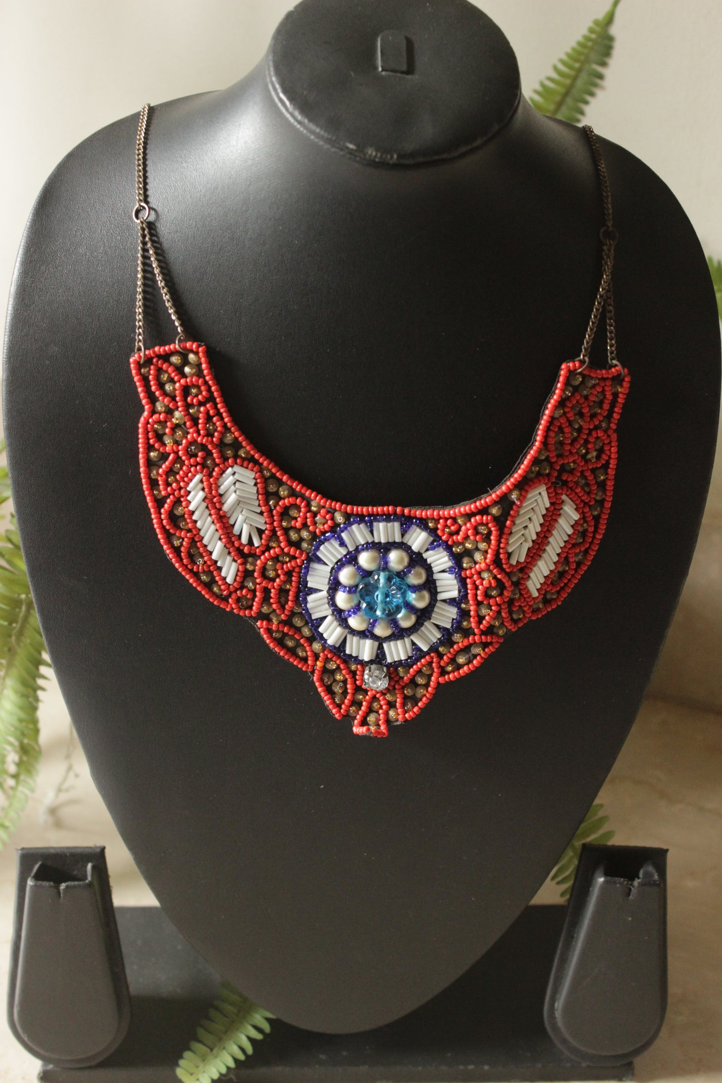 Multi-Color Beaded Necklace