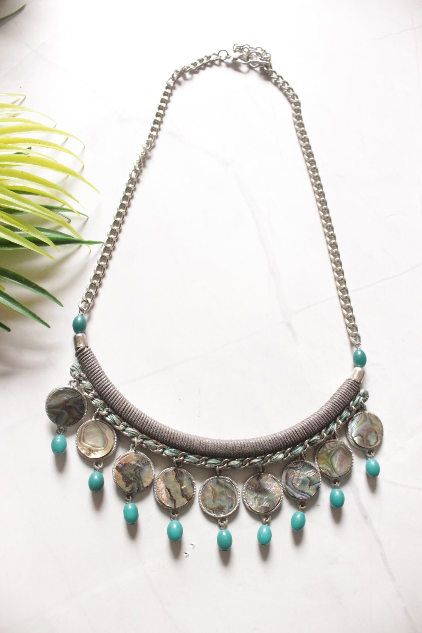 Oxidised Finish Hasli Style Boho Handmade Necklace