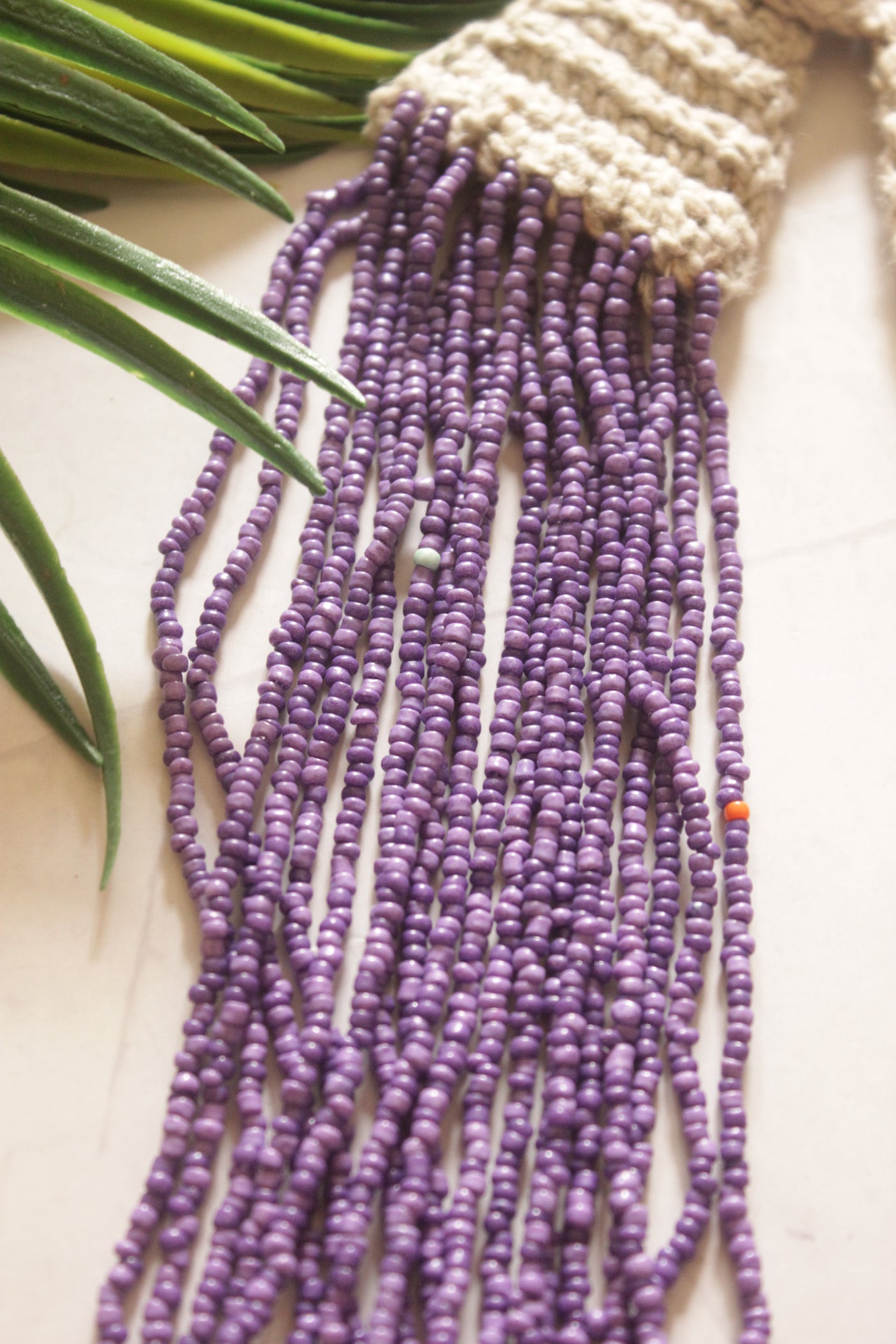 Multi-Layer Beads Hand Braided Boho Necklace