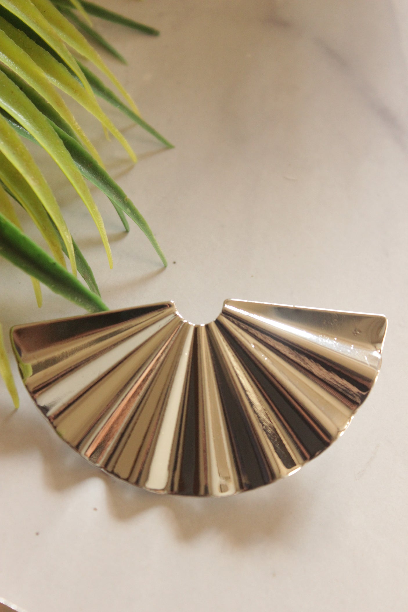 Sea Shell Silver Metal Earrings