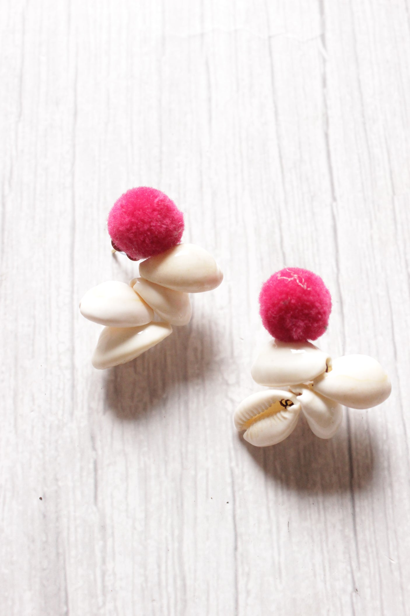 Multi-Color Hand Stitched Fabric Beads and Shell Work Fabric Necklace Set