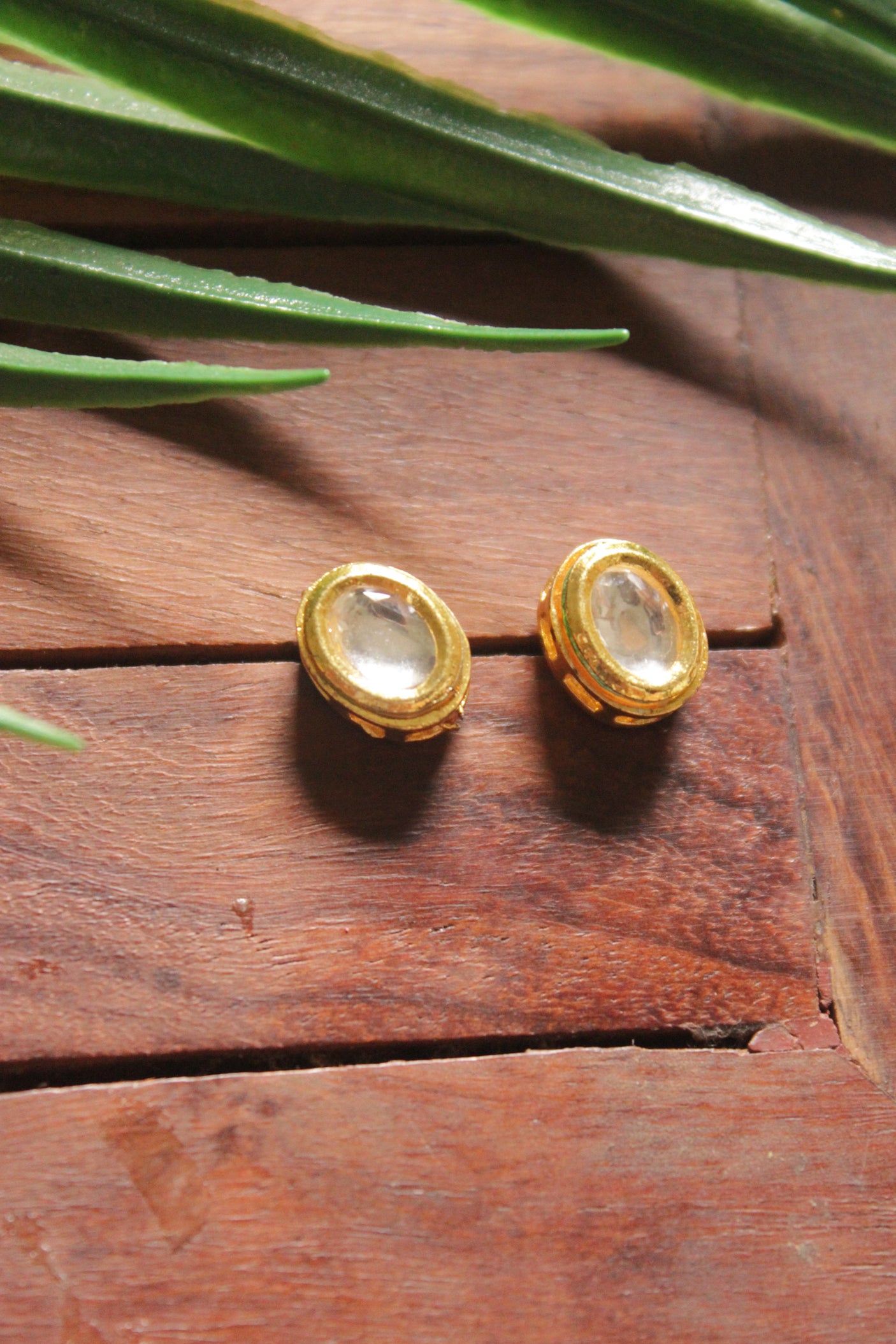 5 Layered Grey Crystal Beads Necklace Set Embellished with Kundan Stones