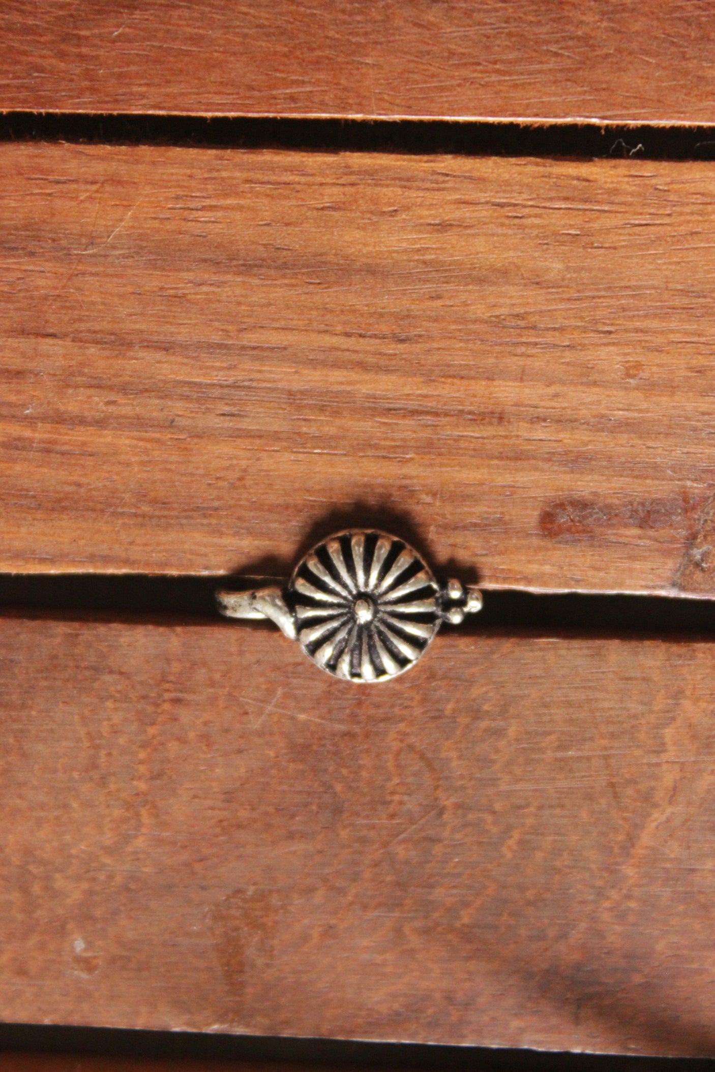 Set of 3 Oxidised Finish Flower & Peacock Motifs Clip On Nosepins