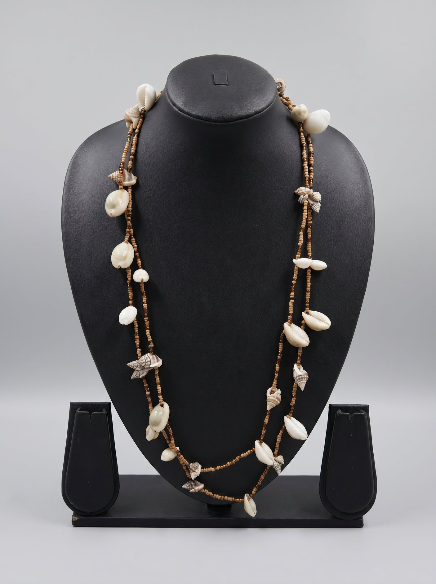 Sea Shells and Cowrie Shells Beaded Handmade Necklace