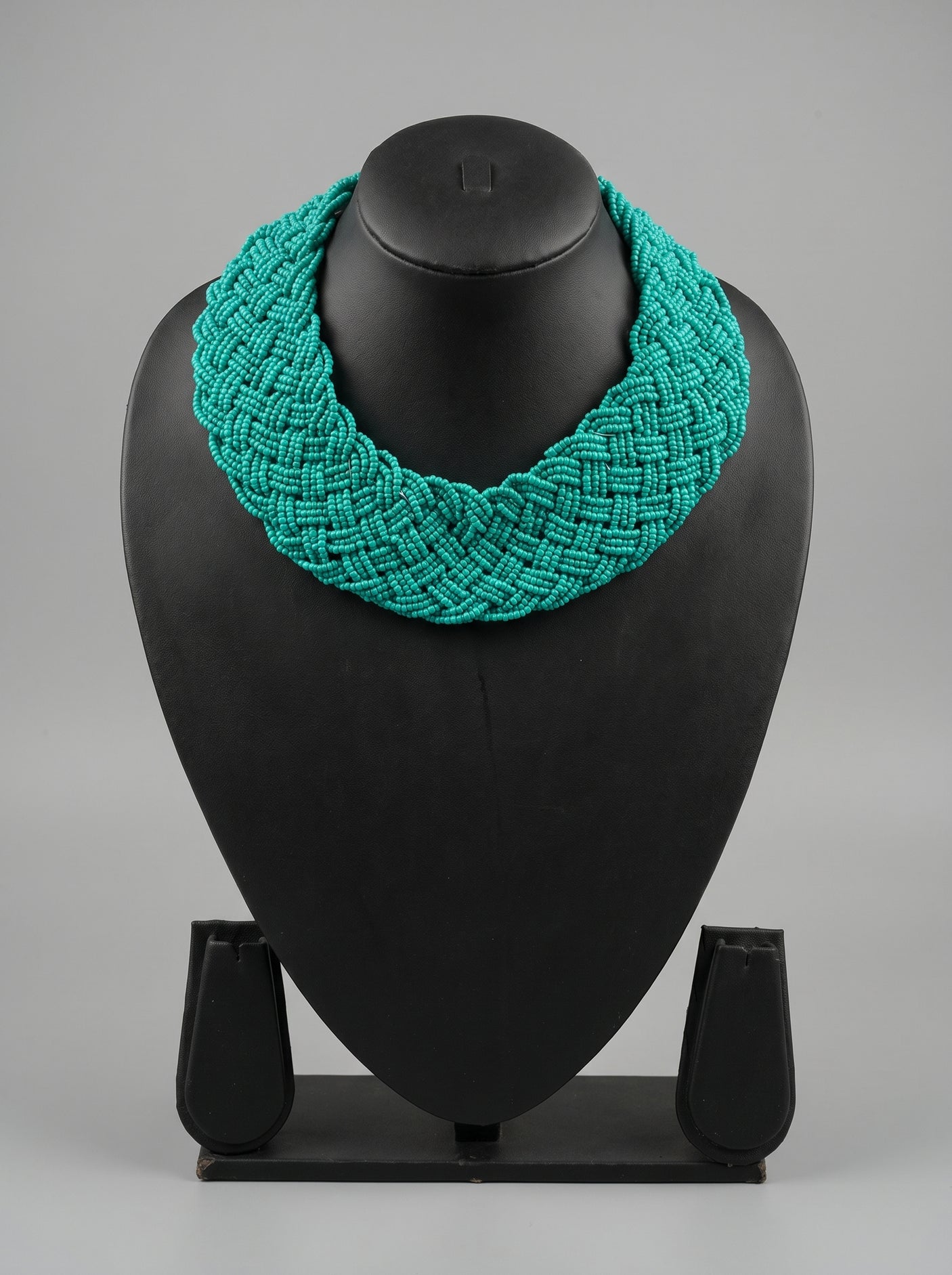 Turquoise Beads Handmade Beaded Necklace