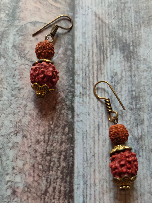 Handcrafted Lord Shiva Printed Printed Pure Marble Necklace Set