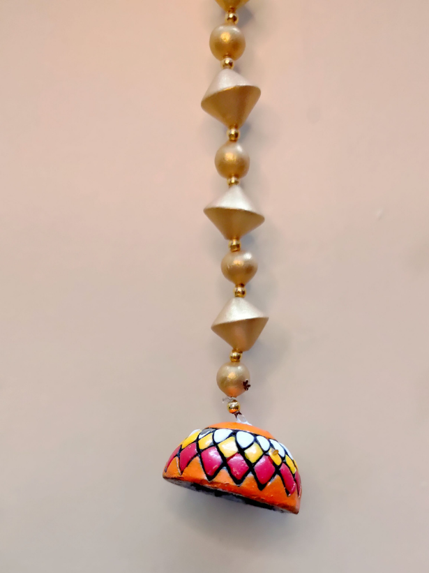 Handmade and Hand-Painted Parrot Terracotta Wall Hanging