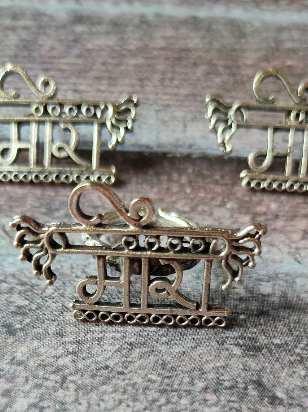 Set of 3 - Oxidised Silver Mira Earrings and Ring