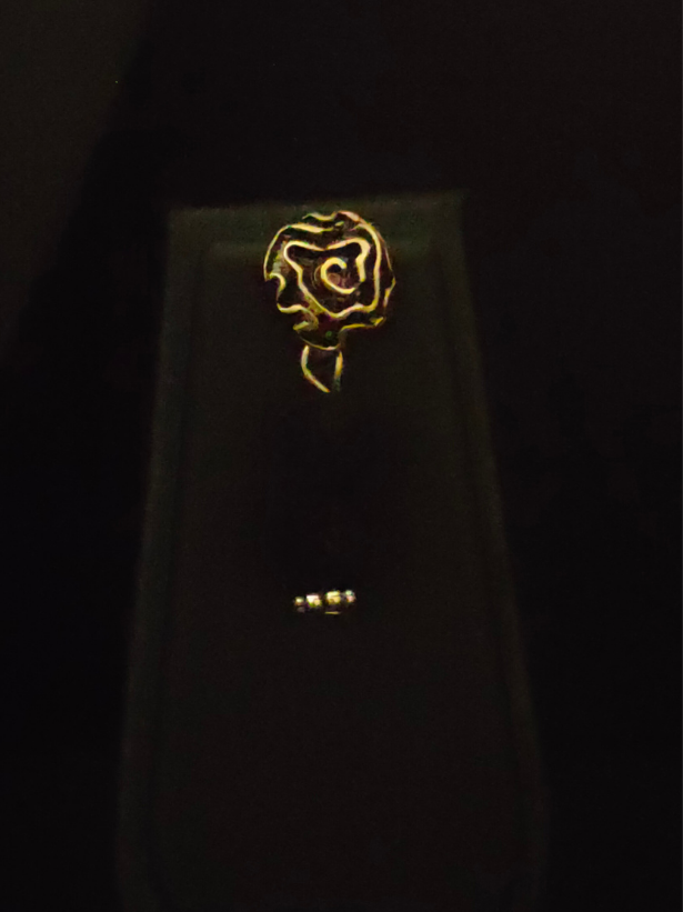 2 Layer Necklace Set with Fabric Beads and Metal Pendant