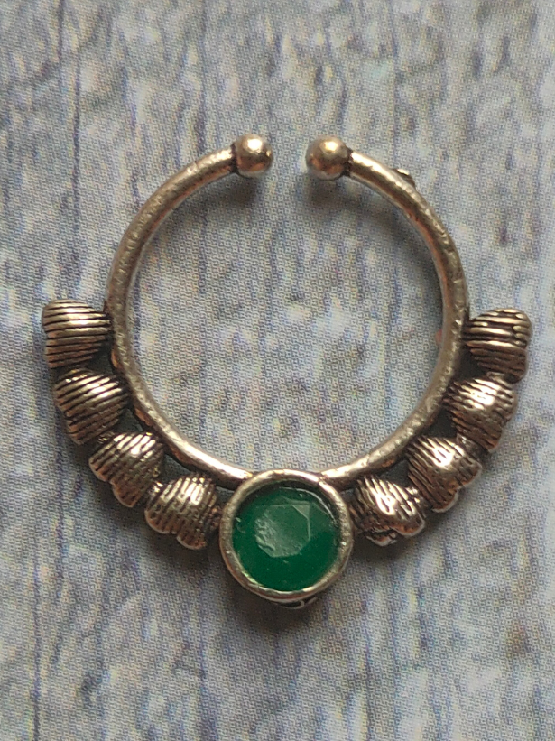 Set of Three Oxidised Silver Septum Nosepins