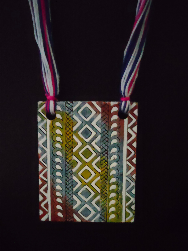 Handcrafted Multi-Color Shaded Clay Necklace Set