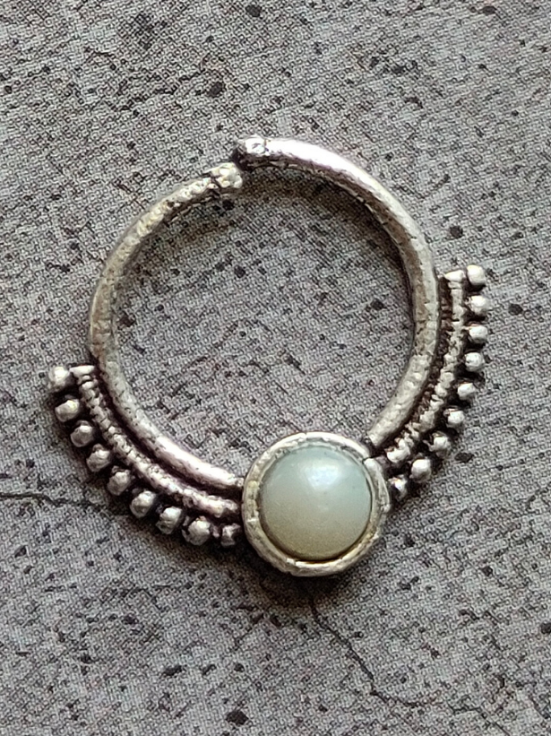 Five Oxidised Silver Septum Nosepins