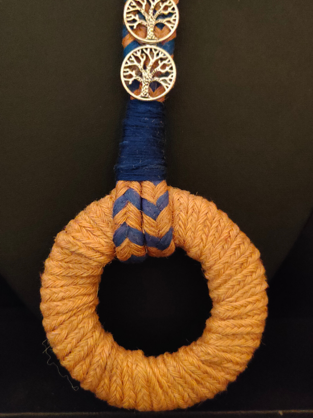 Handcrafted Eco-Friendly Jute Necklace Set