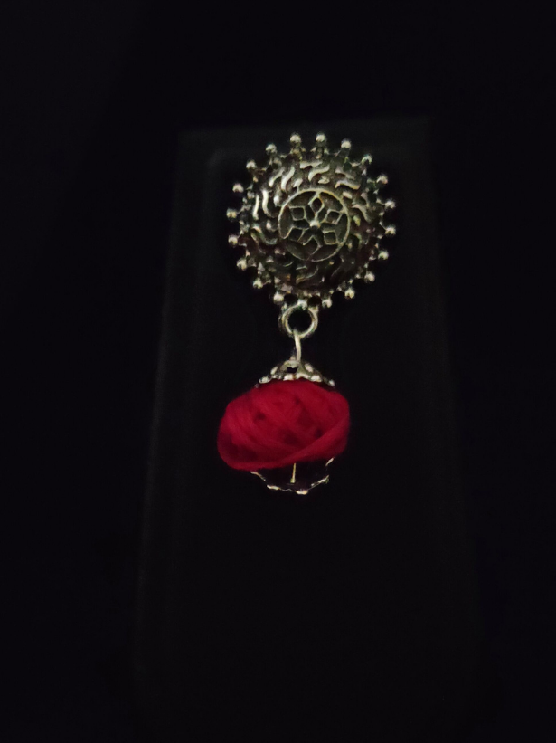 Fabric Beads Chakra God Motif Necklace Set