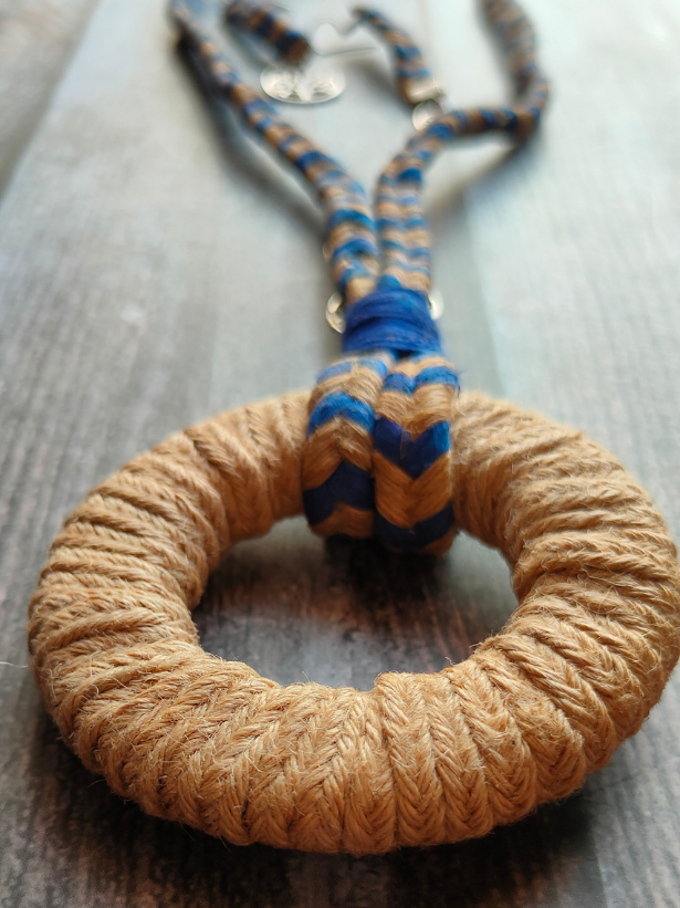 Handcrafted Eco-Friendly Jute Necklace Set
