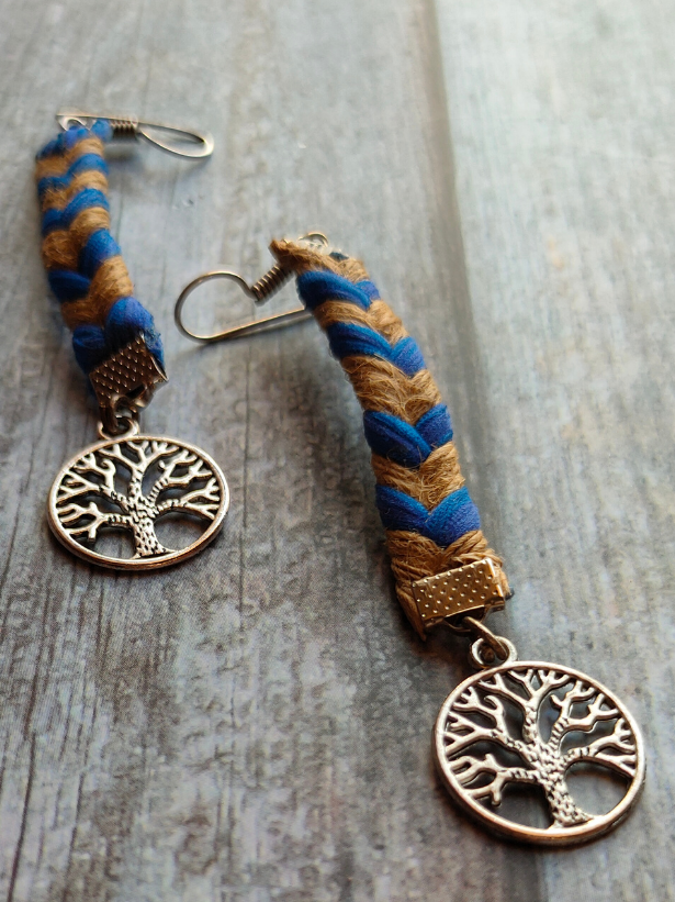 Handcrafted Eco-Friendly Jute Necklace Set