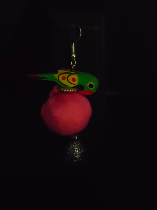 3 Layer Fabric Beads Hand-Painted Necklace Set