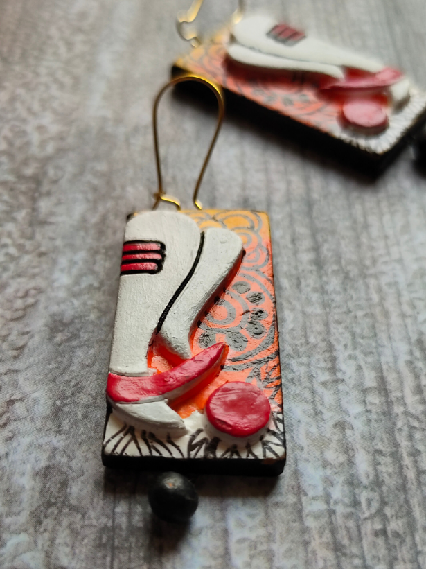 Trendy Handmade Terracotta Ganesha Necklace Set