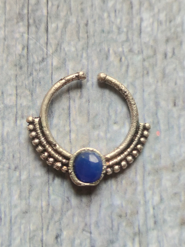 Set of Three Oxidised Silver Septum Nosepins