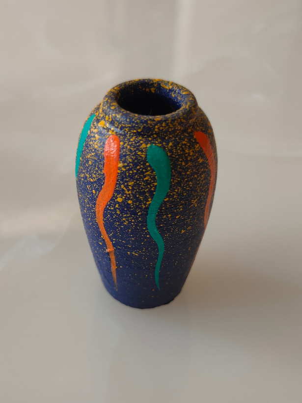 Set of 3 Small Handcrafted Terracotta Clay Pots