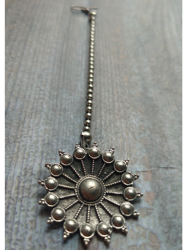 Set of 3 - Maang Tika and Earrings