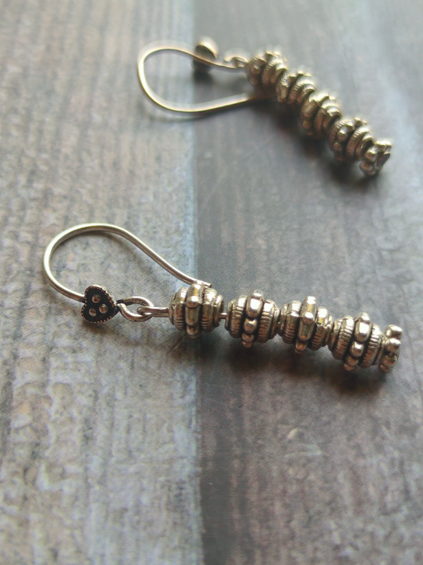 Minimal 2 Layer Necklace Set with Metal Pendants