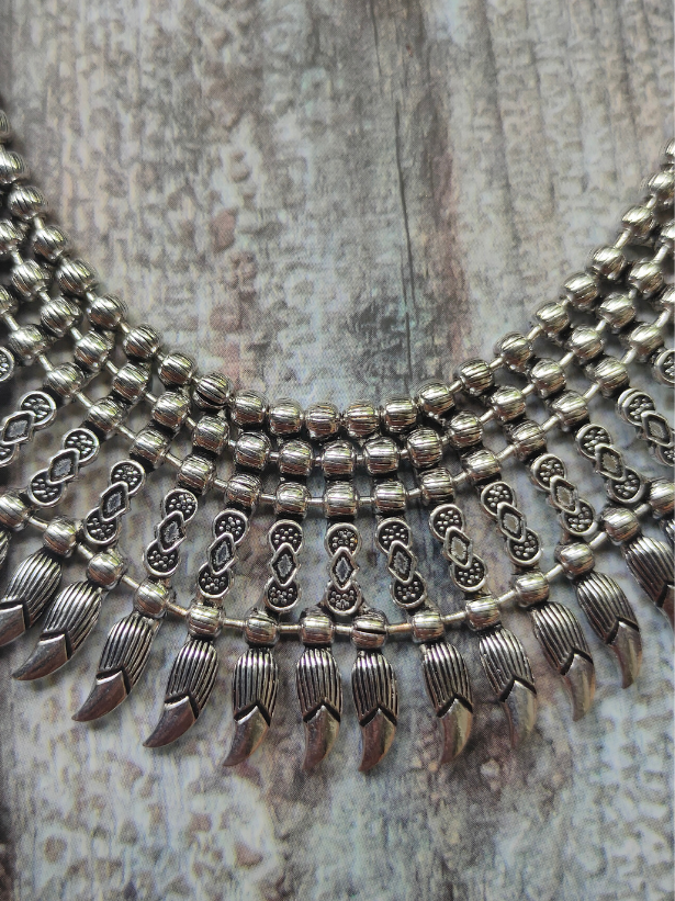 Elegant 3 Layer Choker Necklace