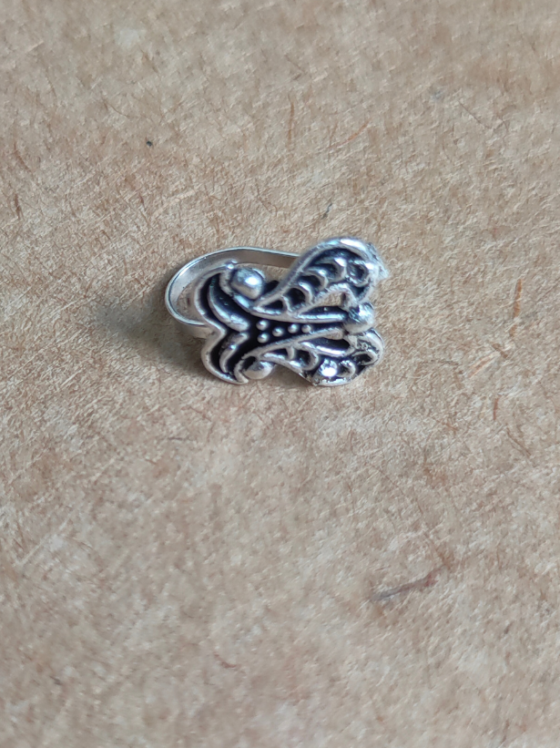 Set of Three German Silver Nosepins