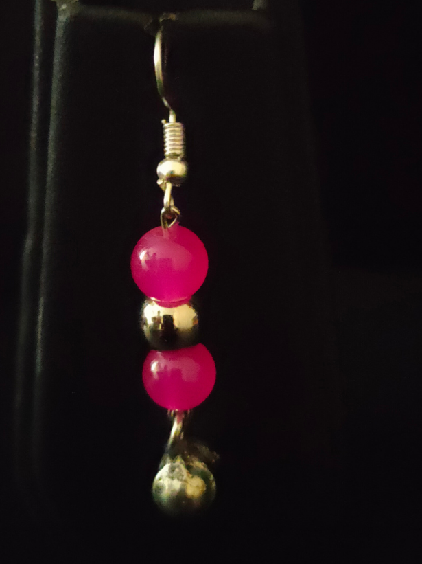 Statement Necklace Set with Tibetan Stones, Fabric and Ghungroos