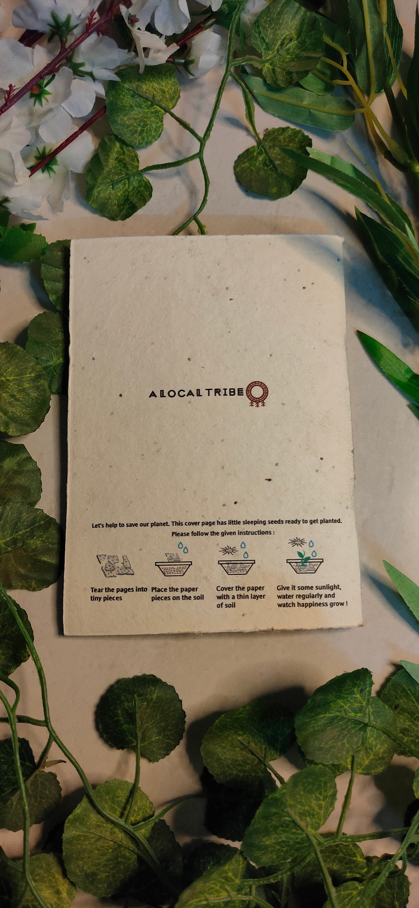 Eco-Friendly Plantable Seeds Notebook, Pen and Pencil Gift Set/Stationery Set - Save the Planet