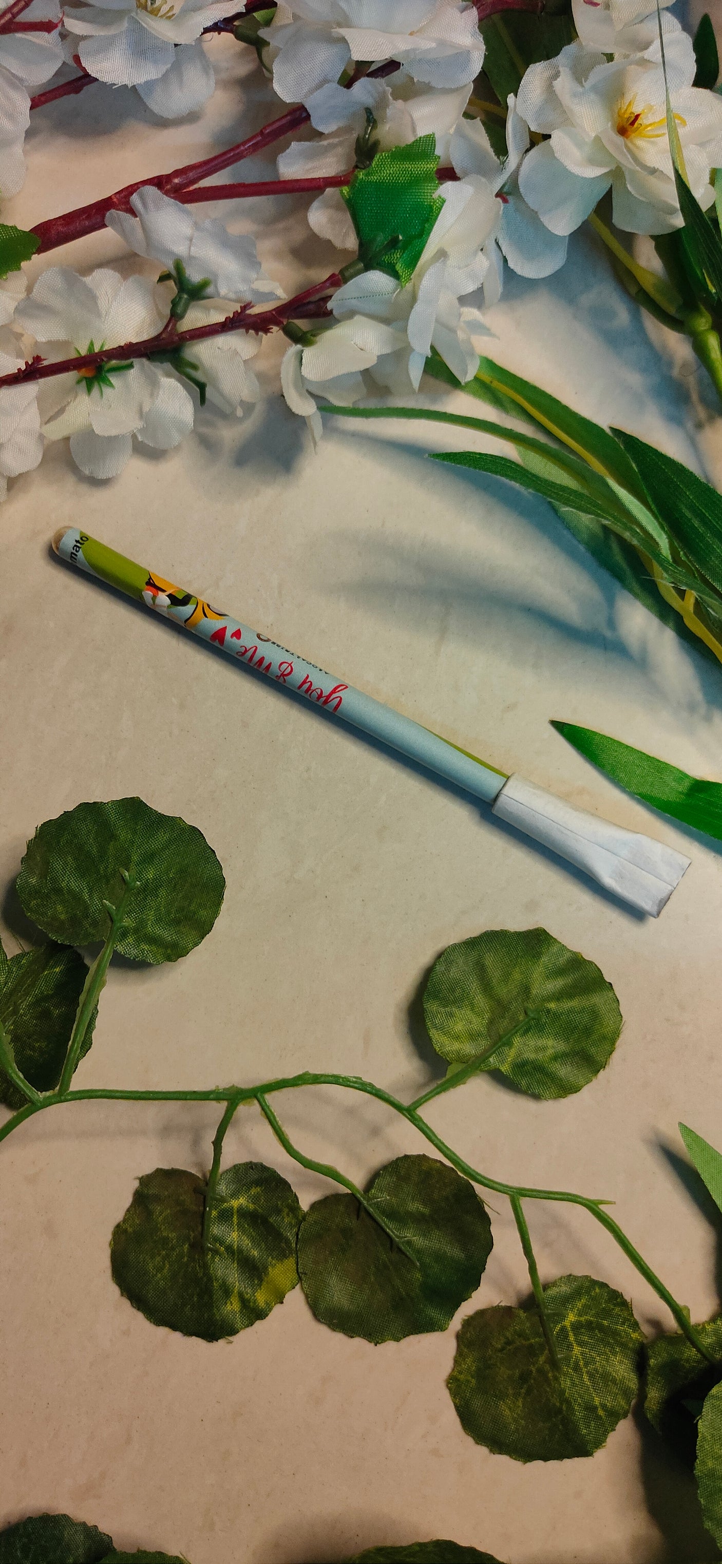 Eco-Friendly Plantable Seeds Notebook, Pen and Pencil Gift Set/Stationery Set - You & Me - Let Love Grow