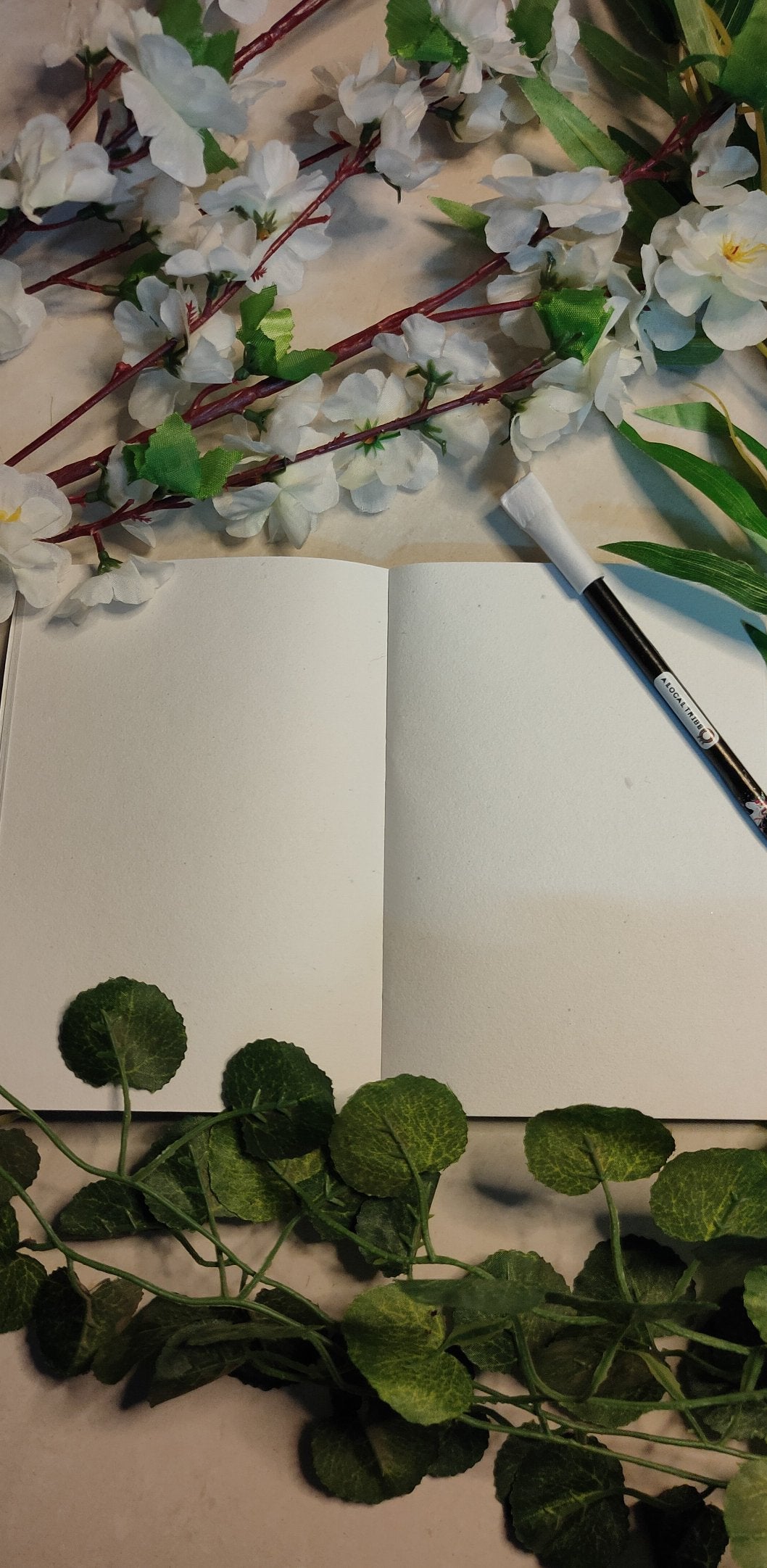 Eco-Friendly Plantable Seeds Notebook, Pen and Pencil Gift Set/Stationery Set - Black