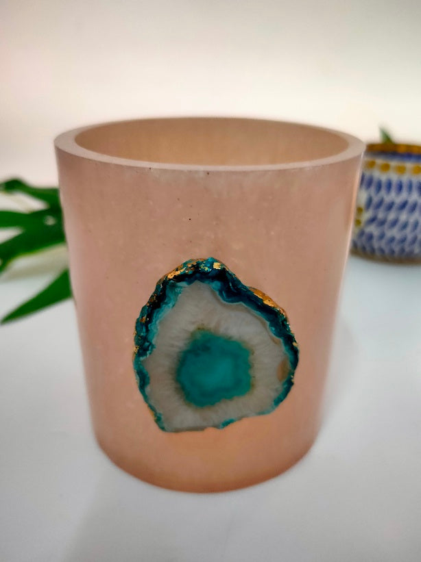 Set of 4 Premium Resin Bath Accessories - Soap Dispenser, Soap Tray, Brush Holder and Tray