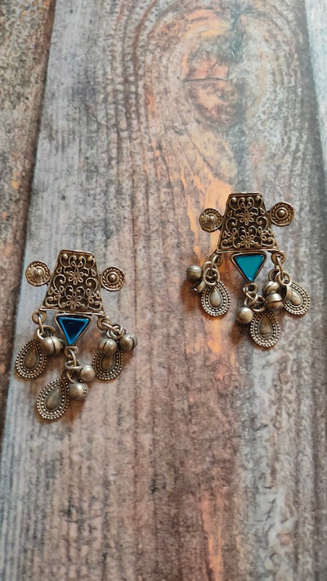 Multicolor Rhinestones Embedded Fabric Closure Metal Necklace Set