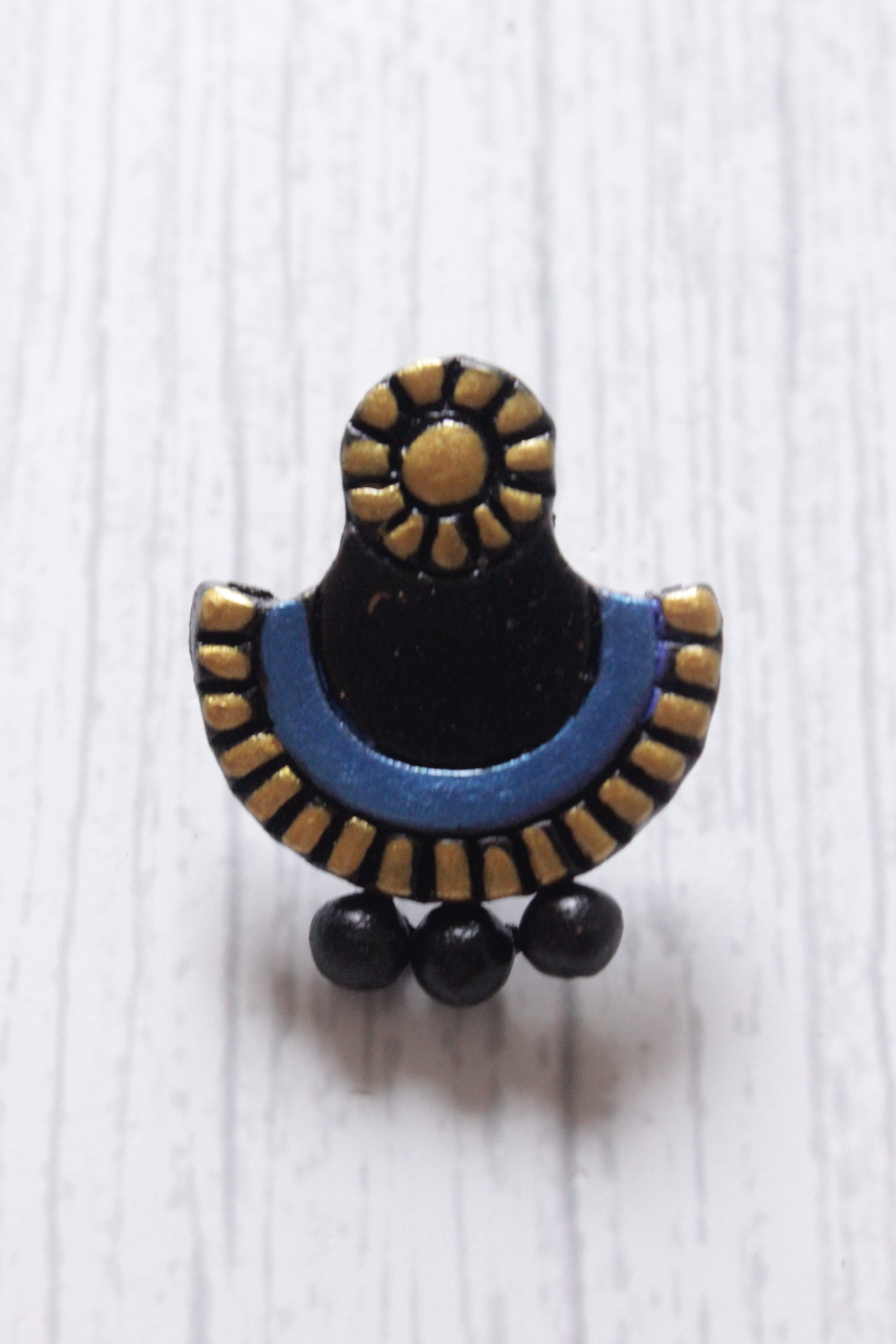 Handcrafted Modern Terracotta Clay Earrings